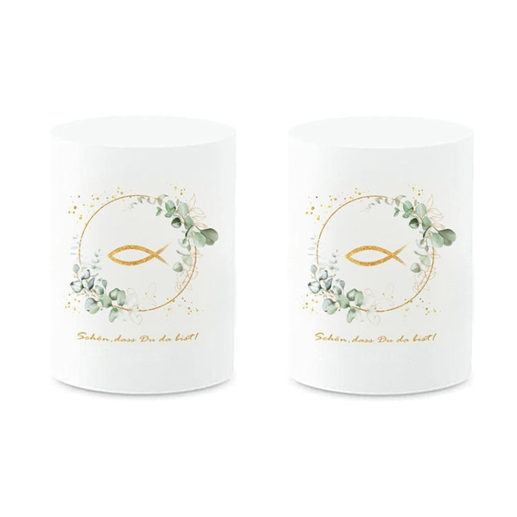2pcs Communion Party German Candle Lamp Shade Decoration
