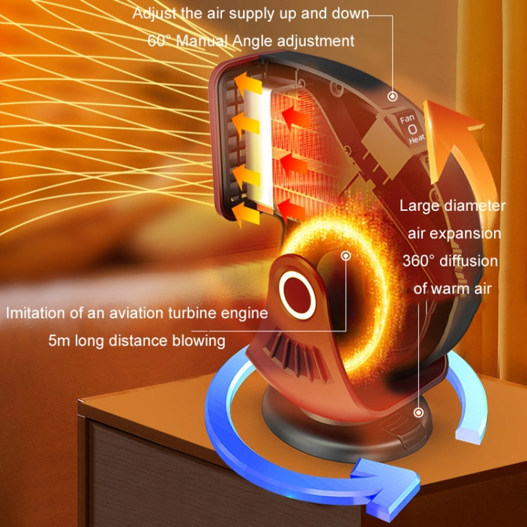 Portable Car Heater Small Fan Defogger