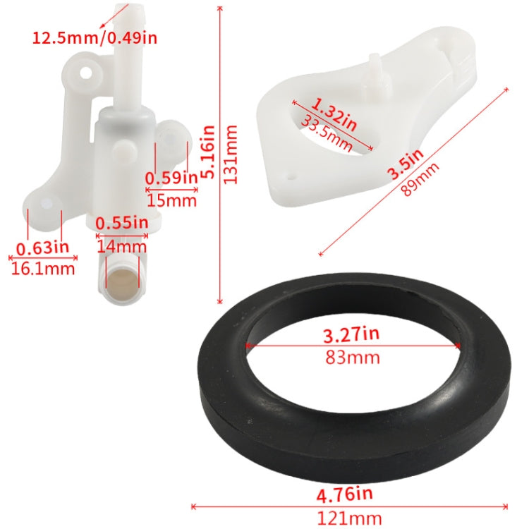 RV Toilet Water Module Components For Thetford Aqua-Magic