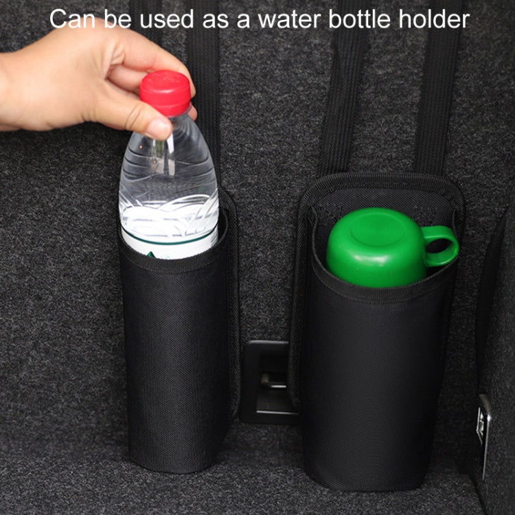 Car Fire Extinguisher Storage Bag Auto Seatback Bag Cup Holder