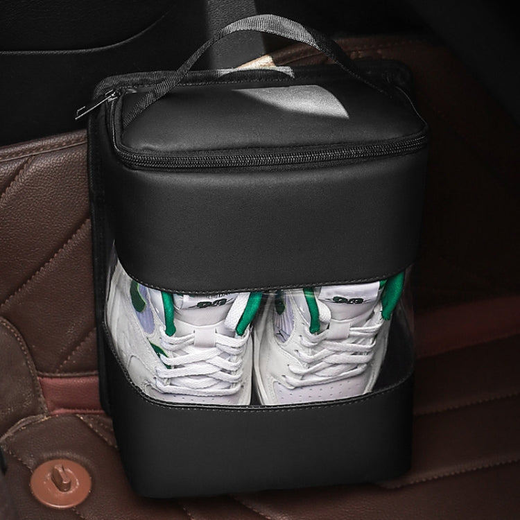 Portable Car Shoe Organizer Automobile Trunk Shoe Box Storage Supplies