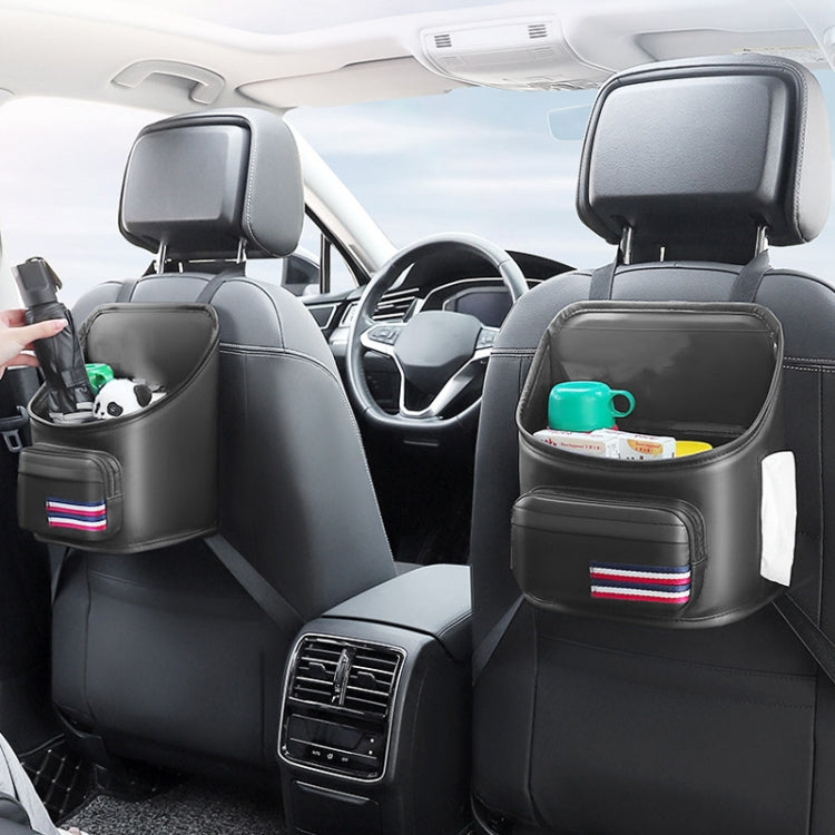 Car Seatback Storage Hanging Bag Vehicle Multifunctional Storing Tissue Box