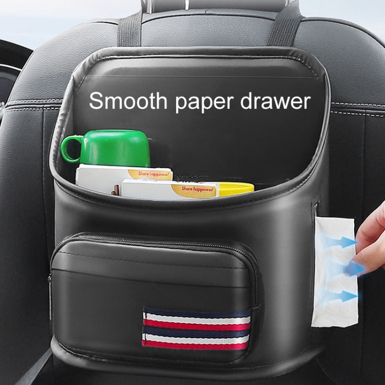 Car Seatback Storage Hanging Bag Vehicle Multifunctional Storing Tissue Box