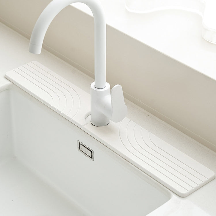 Faucet Sink Drying Mat Diatomaceous Earth Stone Splashproof Absorbent Sink Drainage Mat