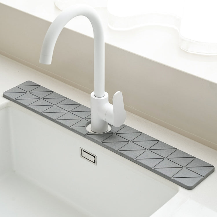 Faucet Sink Drying Mat Diatomaceous Earth Stone Splashproof Absorbent Sink Drainage Mat