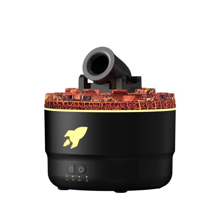 Turret Shape Aromatherapy Humidifier With 3-speed Timer 7-color Atmosphere Light