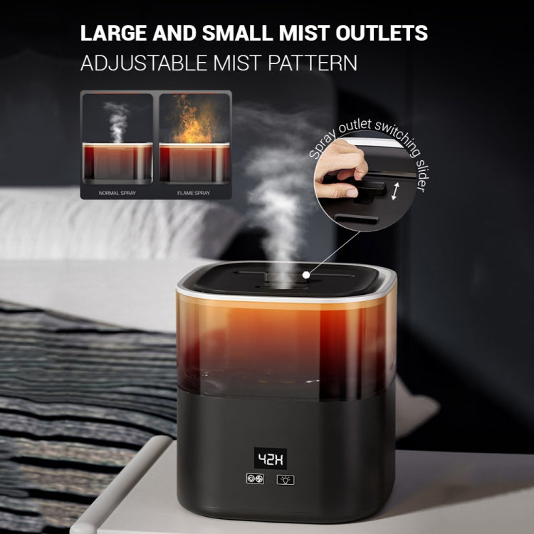JSQ-58 1.1L large Capacity Digital Display Flame Atomization Humidifier