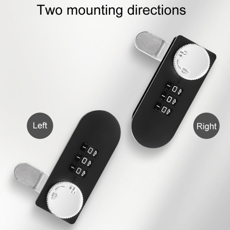 Home Drawer Locker Mechanical Dial And Quarter Turn Combination Lock