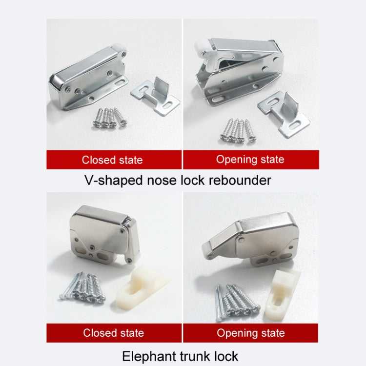 2pcs Household Thickened Closet Cabinet Door Latch