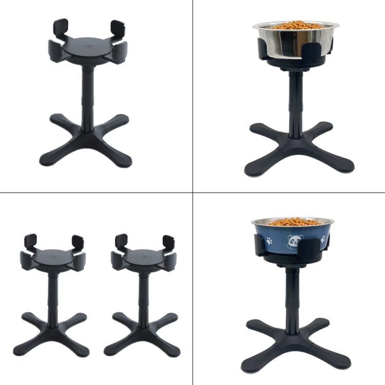 Adjustable Food Bowl Heightening Stand For Medium And Large Pet Dogs