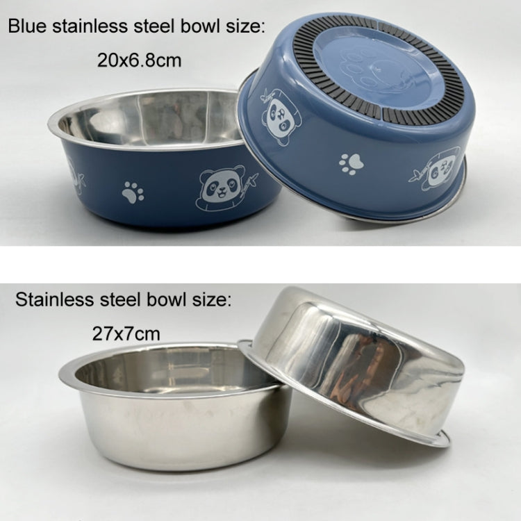 Adjustable Food Bowl Heightening Stand For Medium And Large Pet Dogs