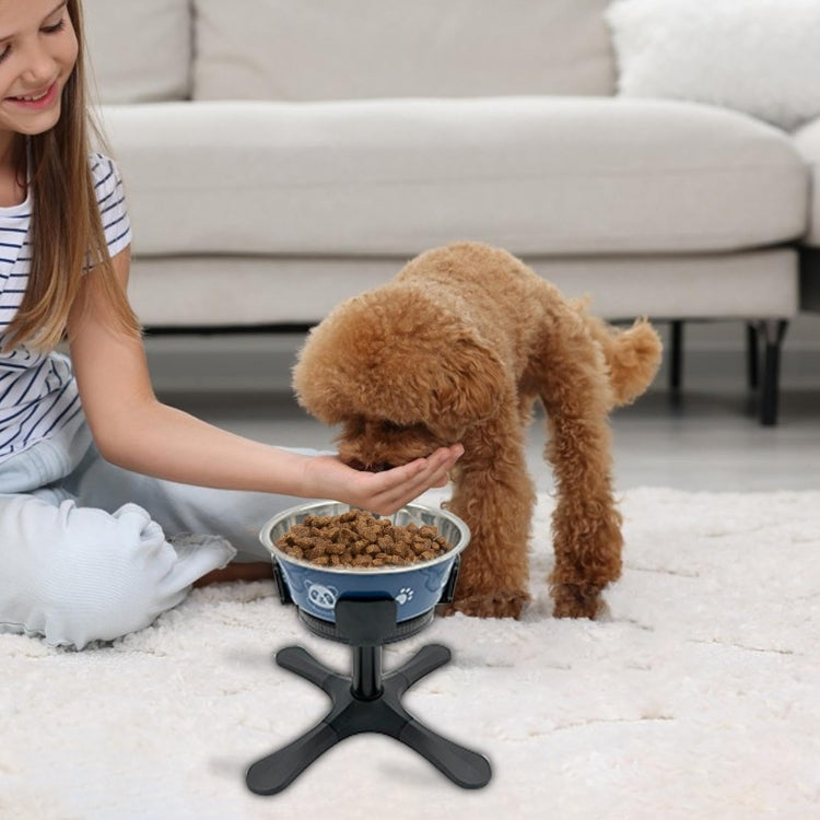 Adjustable Food Bowl Heightening Stand For Medium And Large Pet Dogs