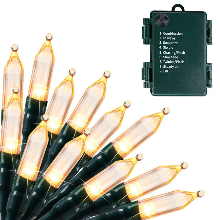 Christmas Bulb Light String Waterproof Battery Box Starry Sky Light String