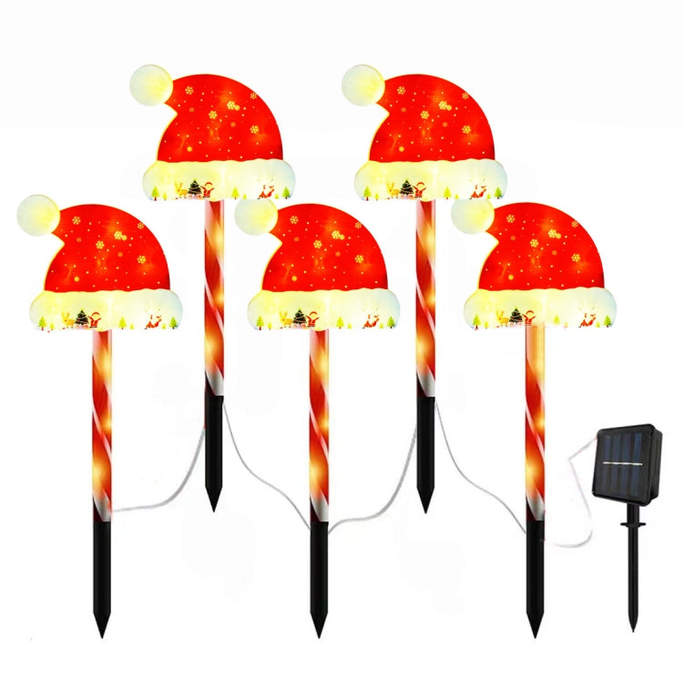 Outdoor LED Ground Plug Solar Christmas Road Sign
