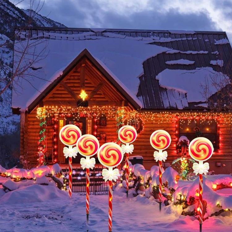 Outdoor LED Ground Plug Solar Christmas Road Sign
