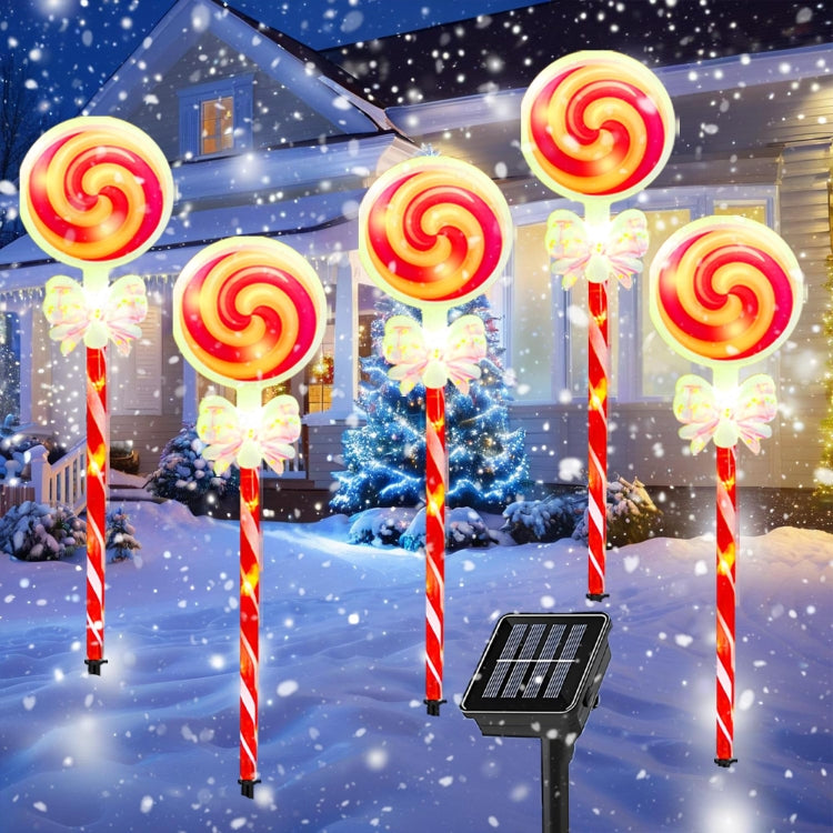 Outdoor LED Ground Plug Solar Christmas Road Sign