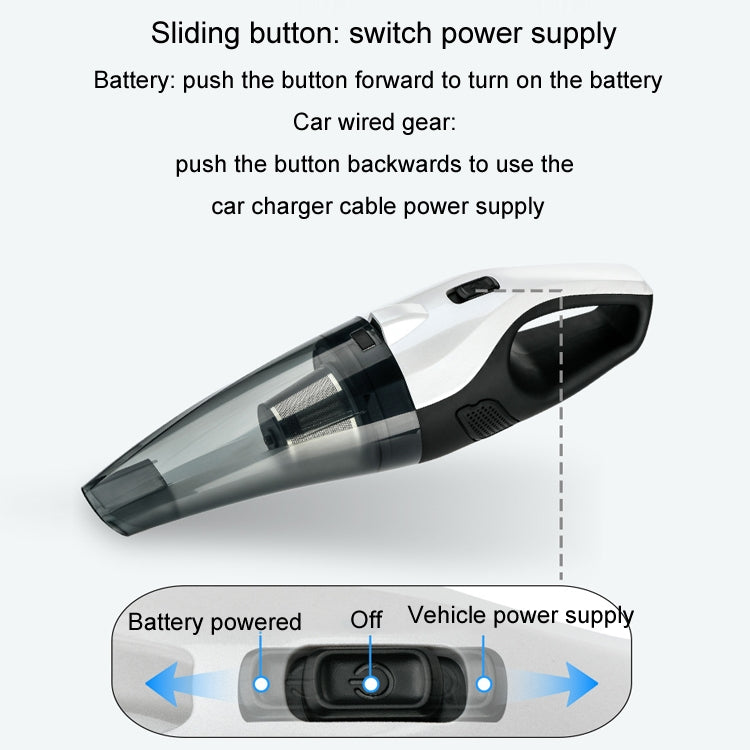 Car Handheld Portable Vacuum Cleaner With Strong Suction