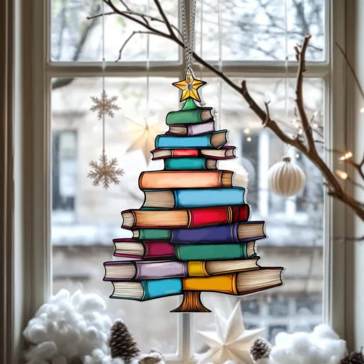 Christmas Tree Shape Acrylic Personalized Book Decoration Pendant