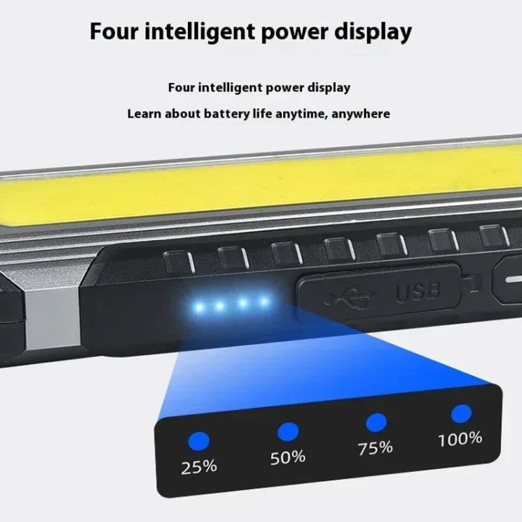Flat Work Light LED Work Auto Repair Light USB Rechargeable Repair Light With Magnetic Attachment