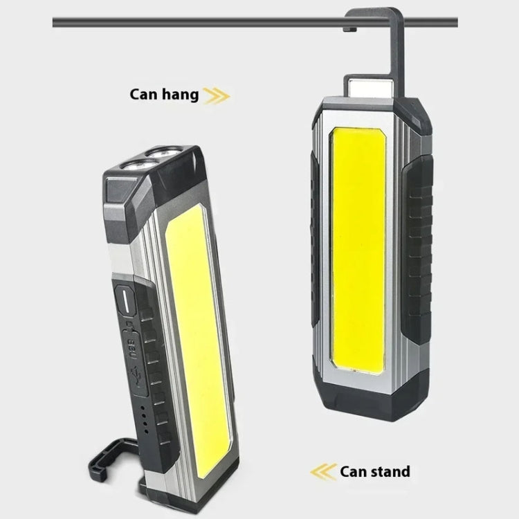 Flat Work Light LED Work Auto Repair Light USB Rechargeable Repair Light With Magnetic Attachment