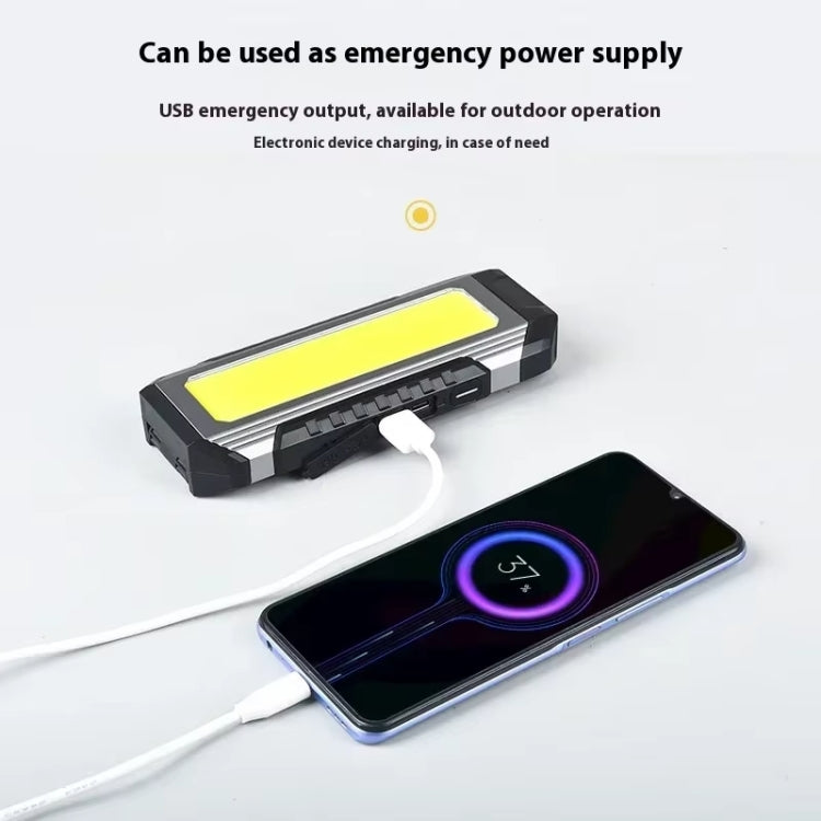 Flat Work Light LED Work Auto Repair Light USB Rechargeable Repair Light With Magnetic Attachment