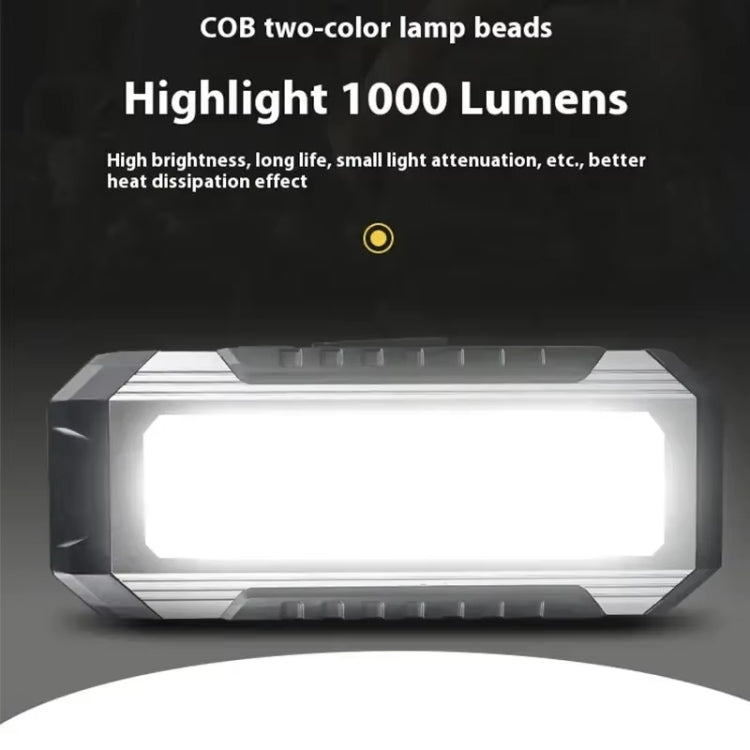 Flat Work Light LED Work Auto Repair Light USB Rechargeable Repair Light With Magnetic Attachment
