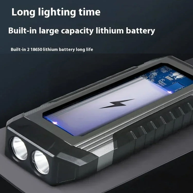 Flat Work Light LED Work Auto Repair Light USB Rechargeable Repair Light With Magnetic Attachment