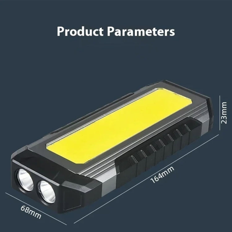 Flat Work Light LED Work Auto Repair Light USB Rechargeable Repair Light With Magnetic Attachment