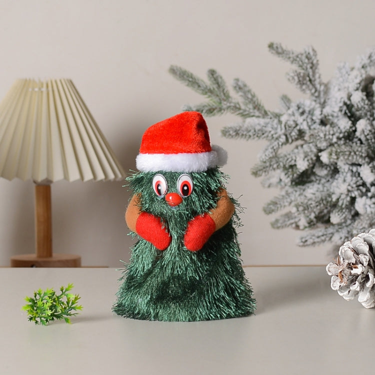 Funny Rotating Electric Christmas Tree Dancing and Singing Santa Doll Toys
