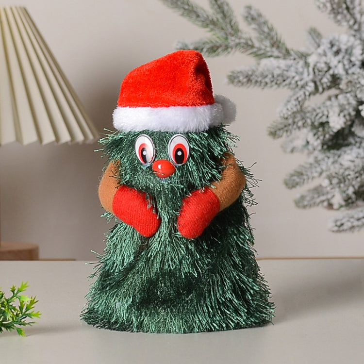 Funny Rotating Electric Christmas Tree Dancing and Singing Santa Doll Toys