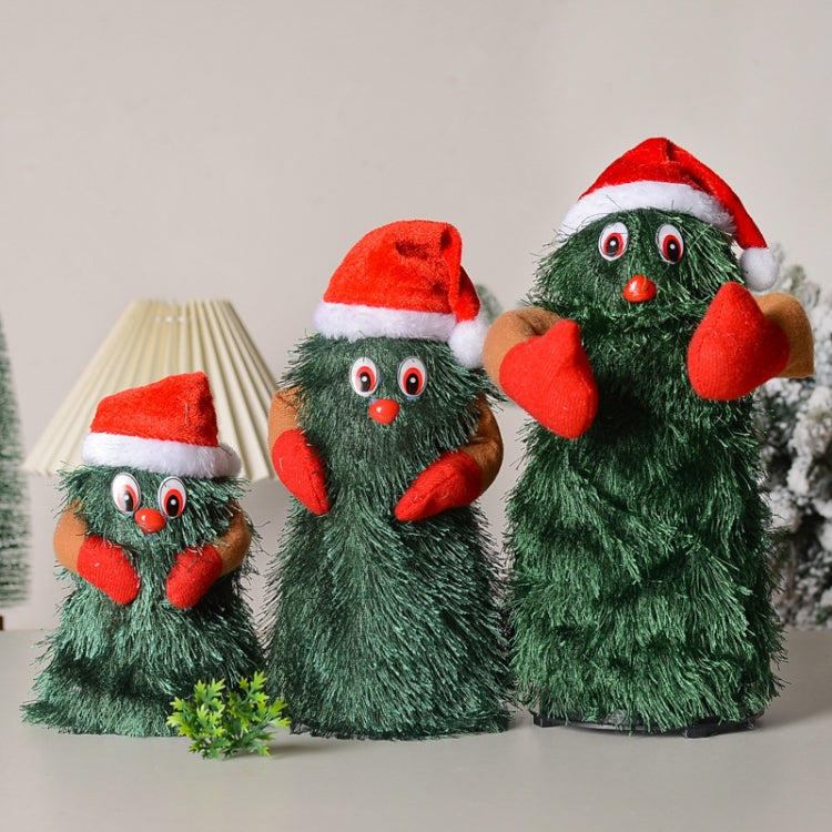 Funny Rotating Electric Christmas Tree Dancing and Singing Santa Doll Toys