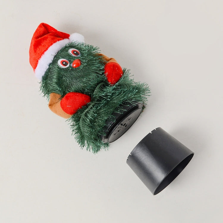 Funny Rotating Electric Christmas Tree Dancing and Singing Santa Doll Toys