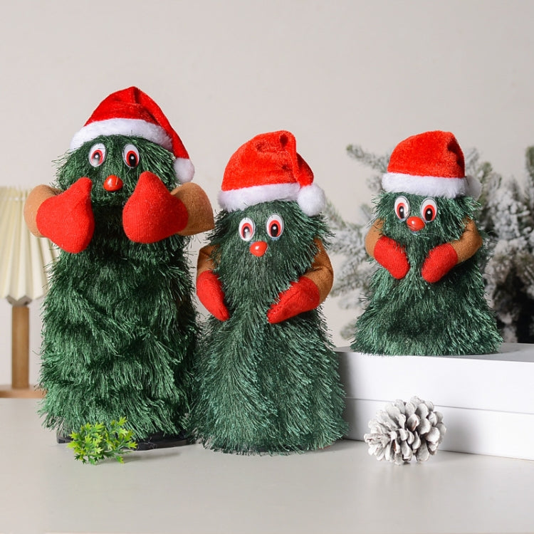 Funny Rotating Electric Christmas Tree Dancing and Singing Santa Doll Toys