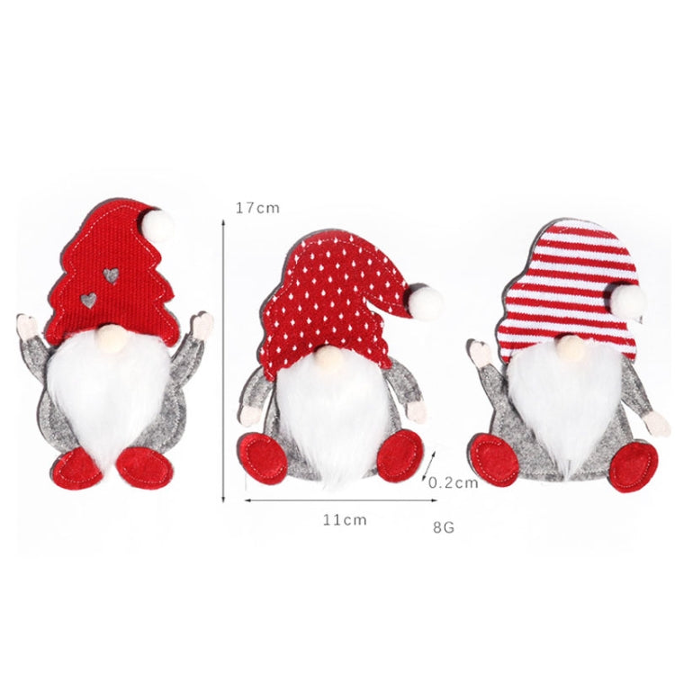Cartoon Faceless Doll Knife Fork Cover Christmas Decorations