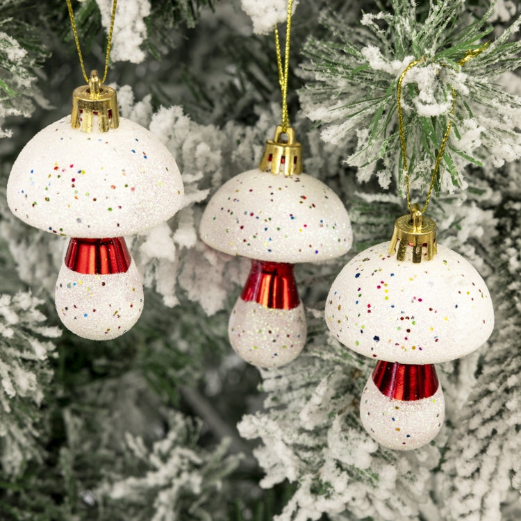 Electroplated Mushroom Christmas Tree Hanging Christmas Decoration