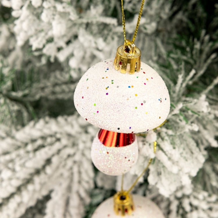 Electroplated Mushroom Christmas Tree Hanging Christmas Decoration