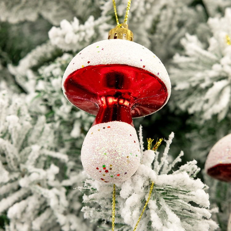 Electroplated Mushroom Christmas Tree Hanging Christmas Decoration