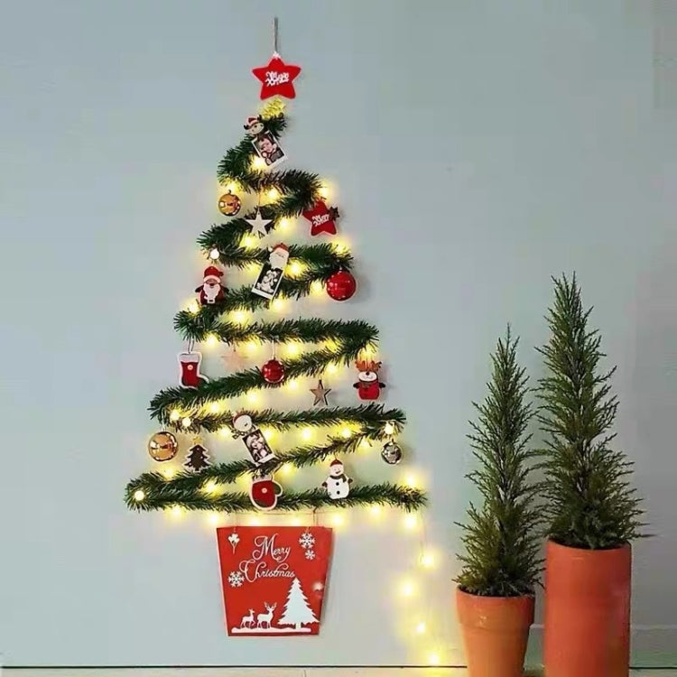 Christmas Rattan Lights DIY Wall Christmas Tree Festive Ambience Decoration Lights