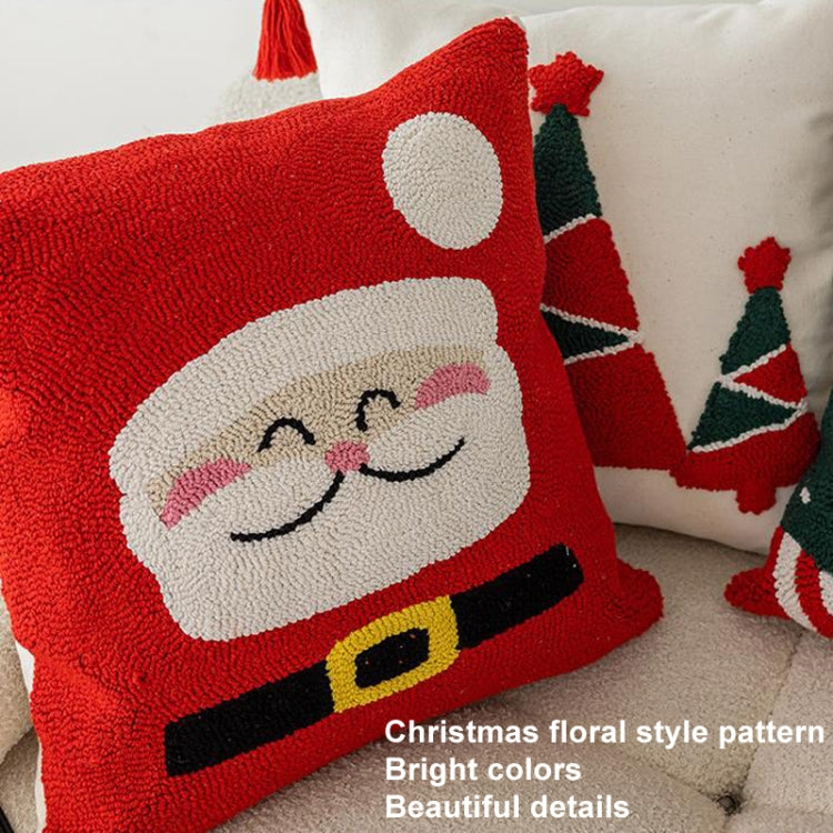 45x45cm Christmas Pillowcase Holiday Home Decoration Pillow Cover, Pillow Core Not Included