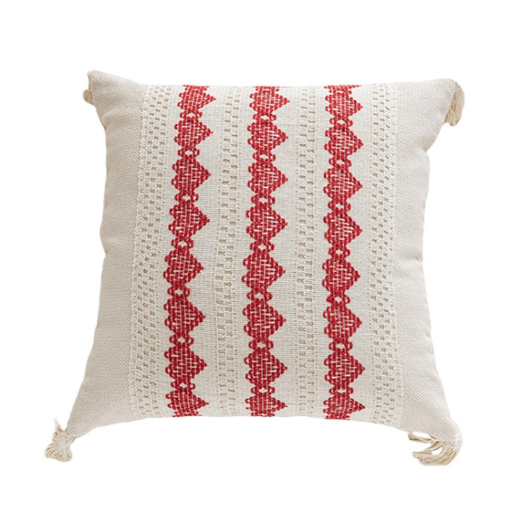 45x45cm Christmas Jacquard Sofa Pillowcase Simple Recliner Pillow Cover, Pillow Core Not Included