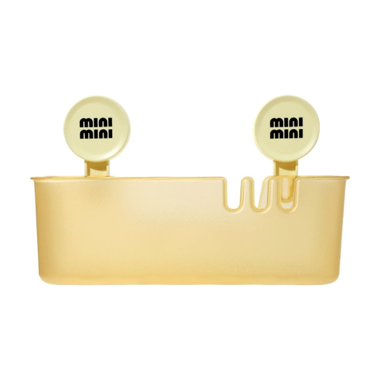 Suction Cup Organizer Home Bathroom Hanging Basket Shelf Wall-mounted Kitchen No-Punch Storage Rack