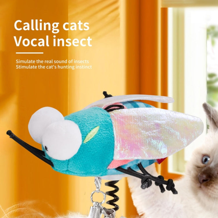 Pet Self-Exciting Relief Electrical Vocalized Insect Plush Toys