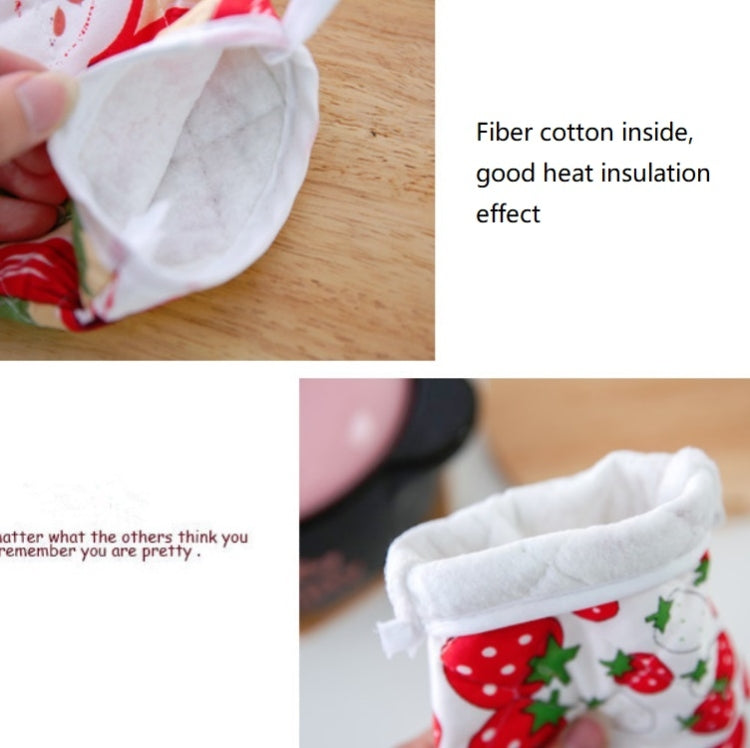 10 PCS Thickened Heat Insulation Microwave Oven Special Anti-skid High Temperature Baking Gloves