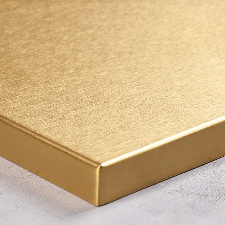 Geometric Gold Stainless Steel Storage Tray Holder