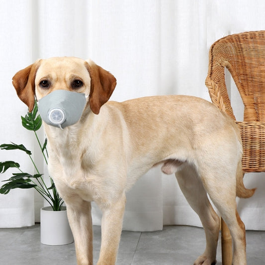 3 PCS Dog Dust And Haze Respirator Mask Pet Protective Mouth Cover