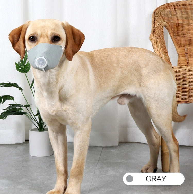 3 PCS Dog Dust And Haze Respirator Mask Pet Protective Mouth Cover