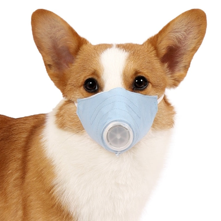 3 PCS Dog Dust And Haze Respirator Mask Pet Protective Mouth Cover