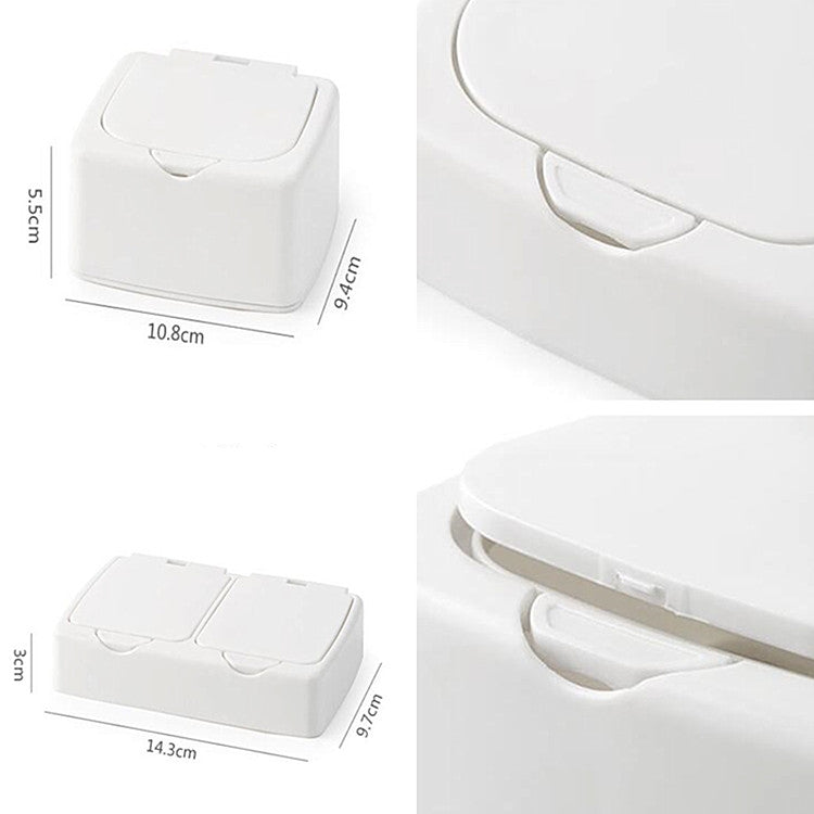 Desktop Key-type Storage Box Household Small Objects Dustproof Storage Box with Lid
