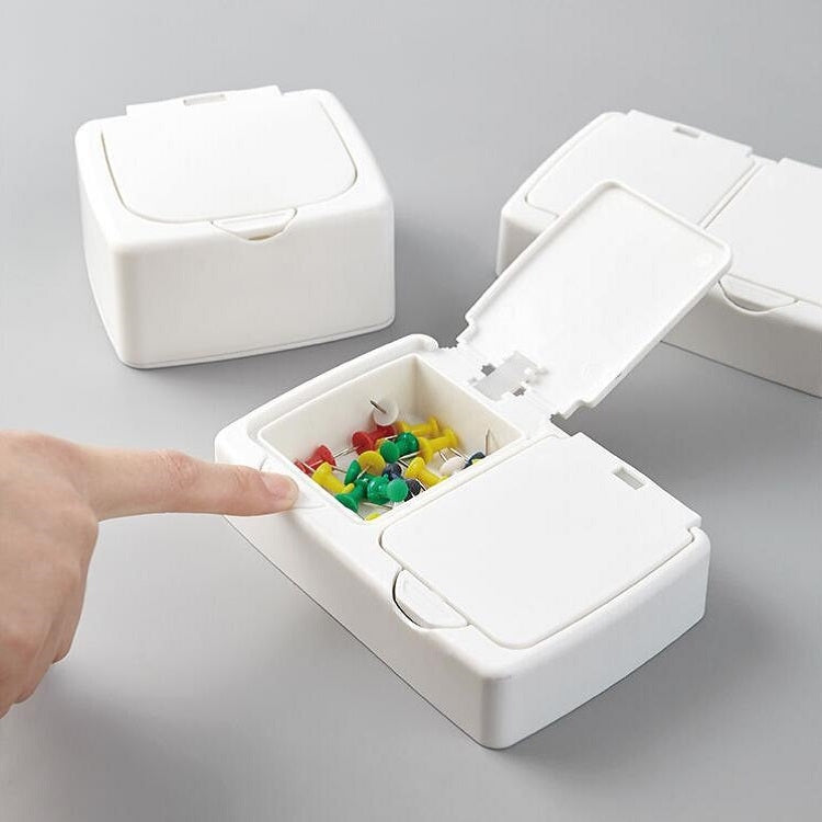 Desktop Key-type Storage Box Household Small Objects Dustproof Storage Box with Lid