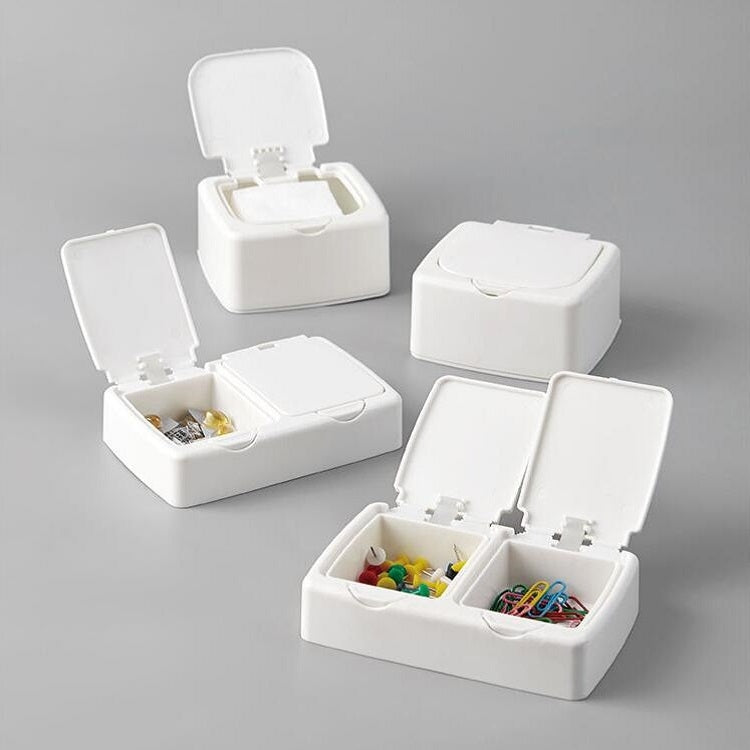 Desktop Key-type Storage Box Household Small Objects Dustproof Storage Box with Lid